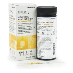 image of McKesson Consult urinalysis test supplies - clicks through to diagnostic instruments & supplies in the SupplyManager catalog
