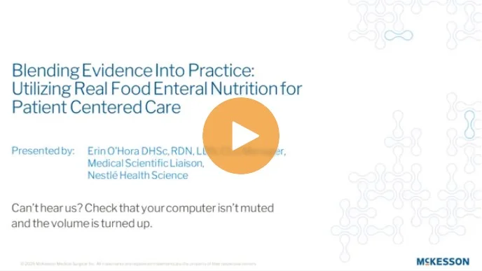 Clinical Connection: Real Food Enteral Nutrition